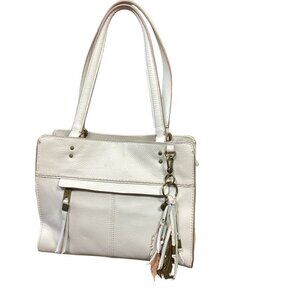 The Sak Alameda Leather Satchel Stone/Cream/Bone Color 207N